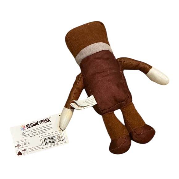 Hershey's Milk Chocolate Bar 10" Plush Stuffed Animal Soft Doll Toy Hershey Park - Picture 2 of 3